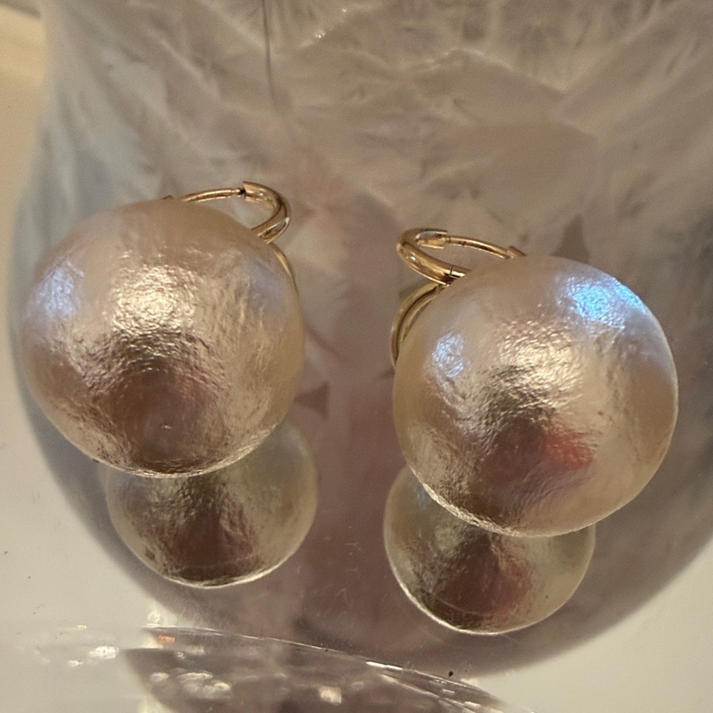 Elegant Gold and Silver Women's big Earrings